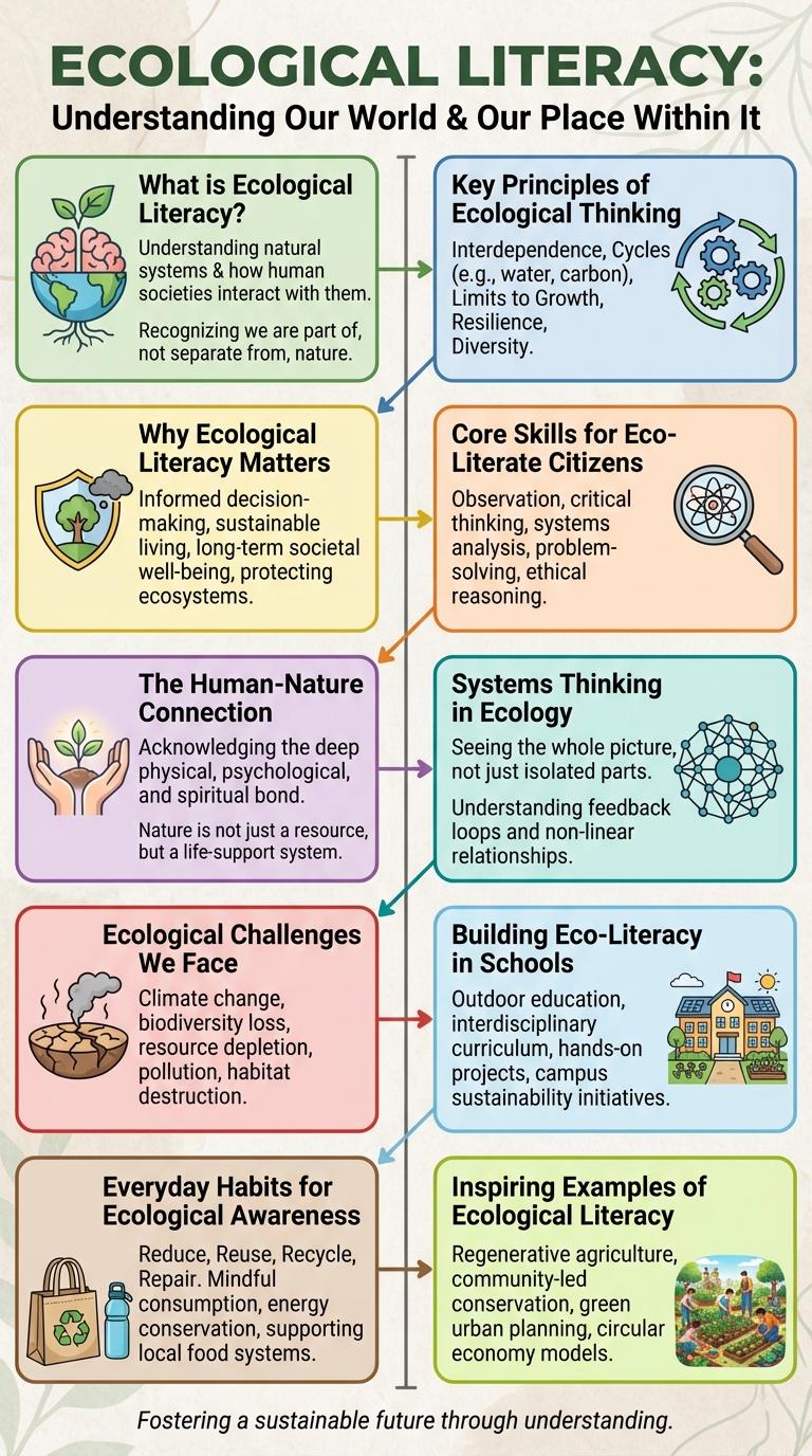 Ecological Literacy: An Informative Infographic