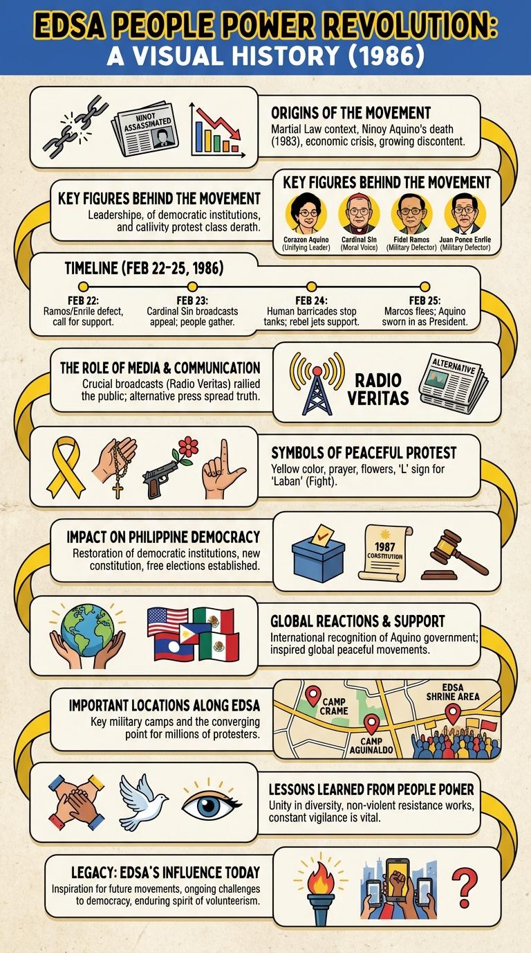 Infographic: The EDSA People Power Revolution
