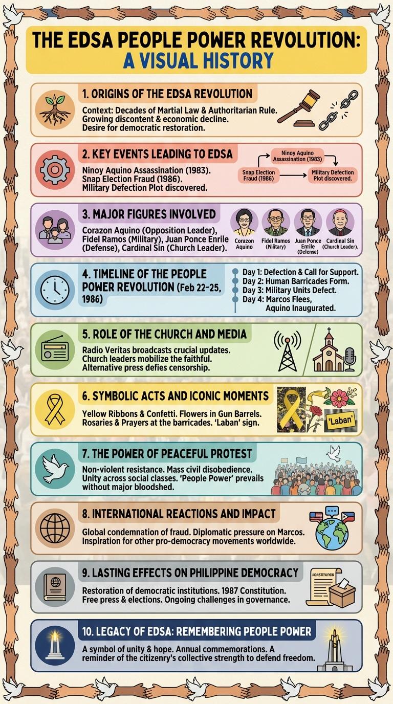 Infographic: Key Facts and Timeline of the EDSA Revolution
