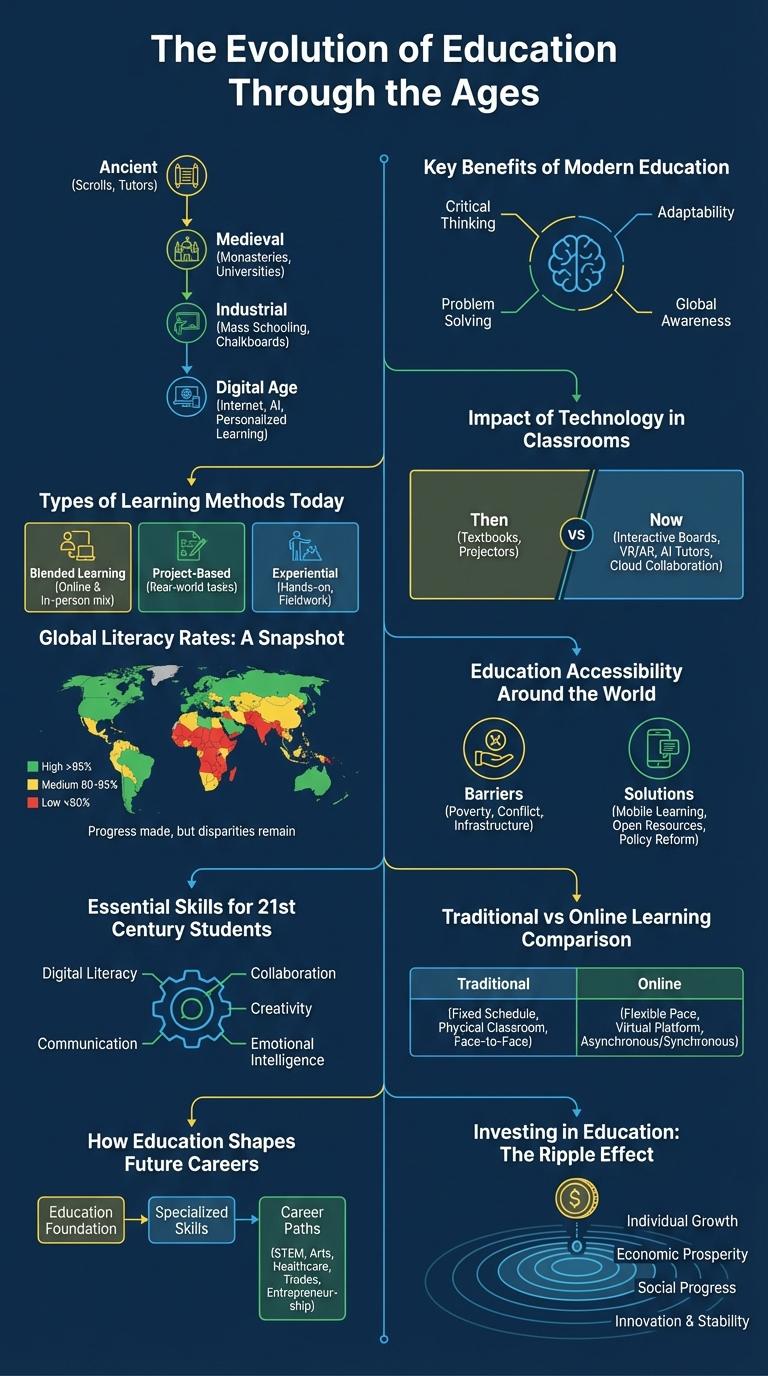 10 Inspiring Infographic Examples About Education