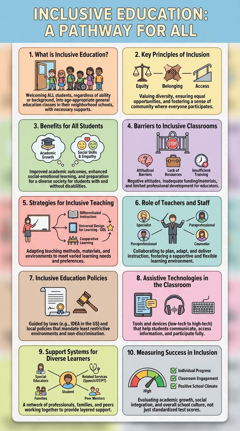 Infographic on Inclusive Education