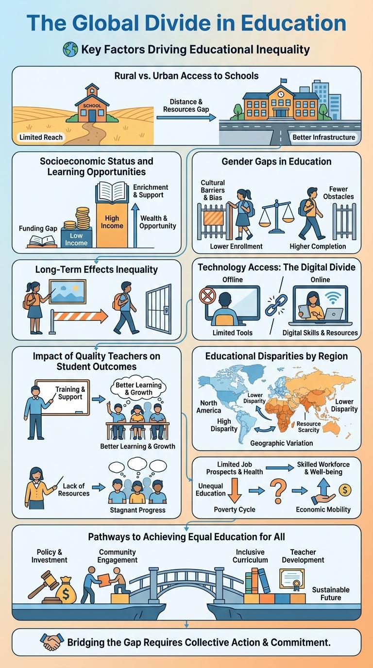 Infographic on Educational Inequality