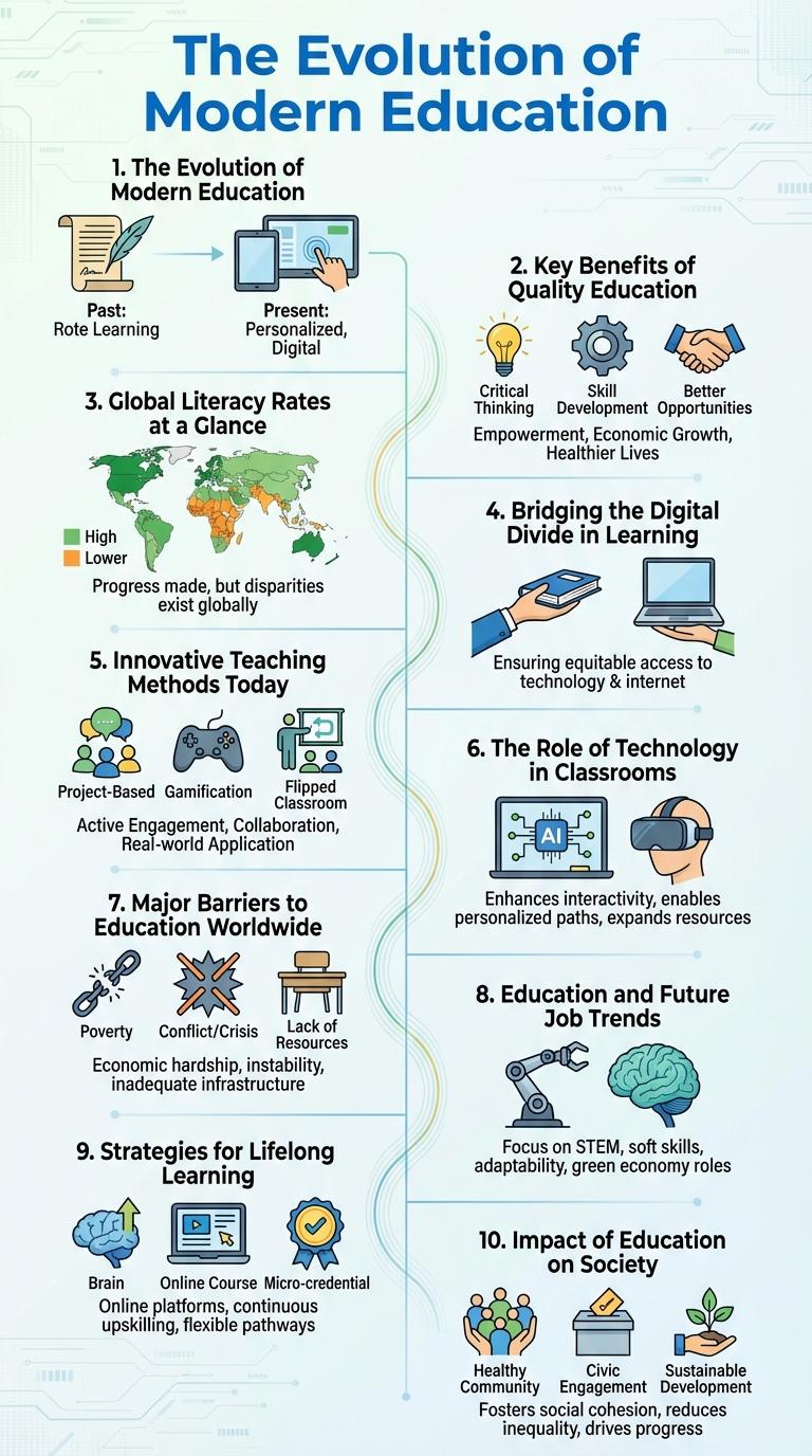 An Informative Infographic About Education: Key Facts and Figures