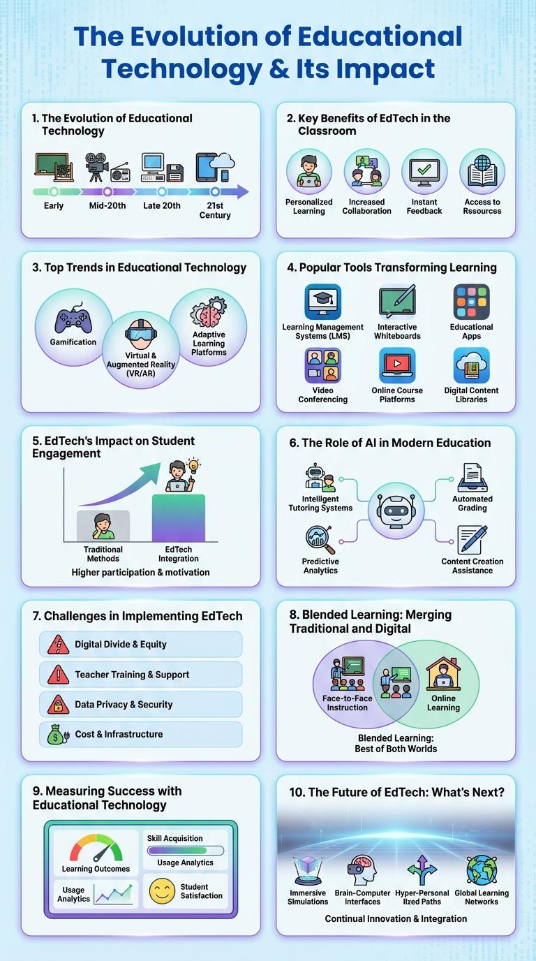 Infographic on Educational Technology