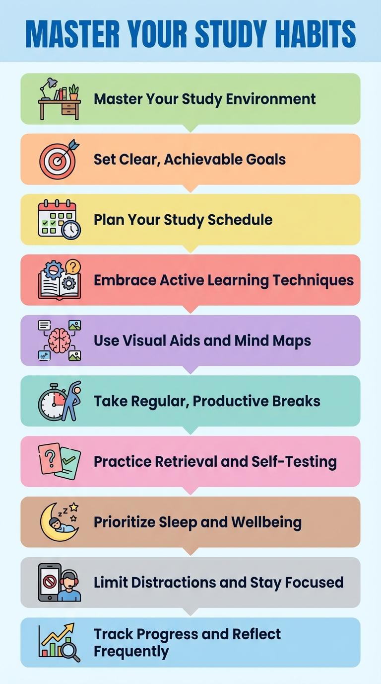 Infographic: Effective Study Habits for Academic Success