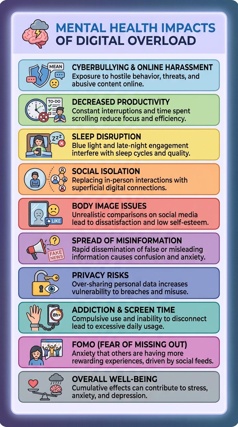 Infographic: The Negative Effects of Social Media