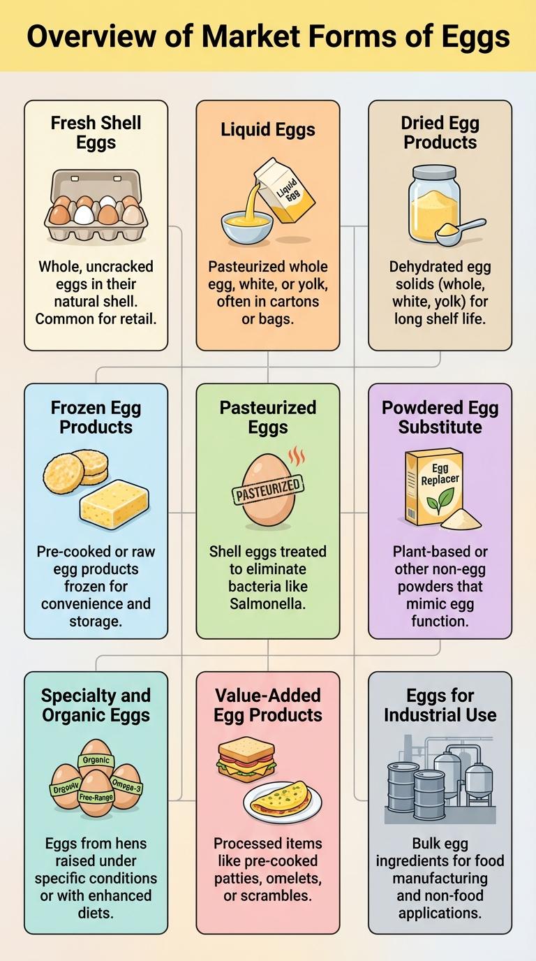 Infographic: Different Market Forms of Eggs
