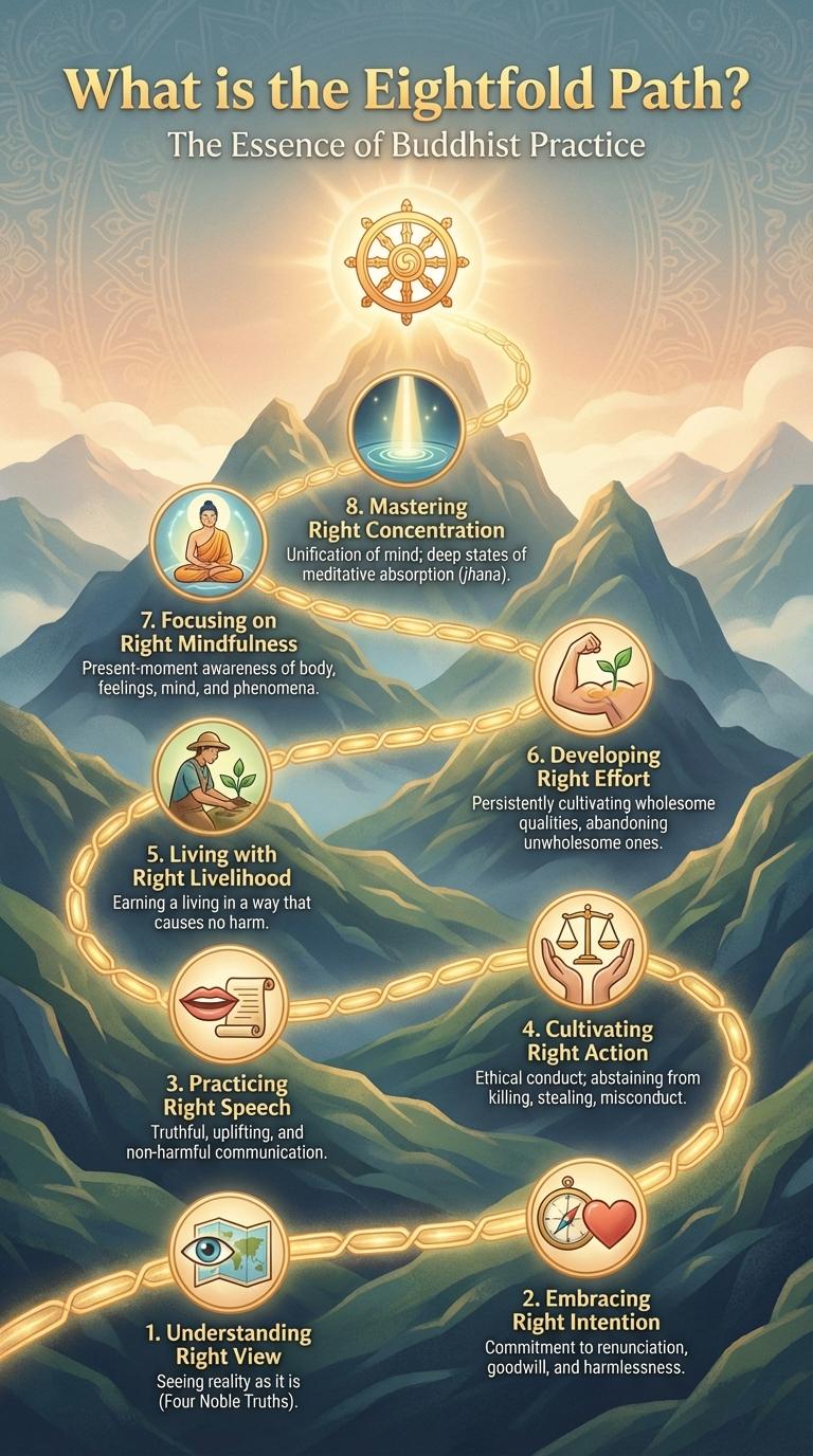 Infographic About the Eightfold Path