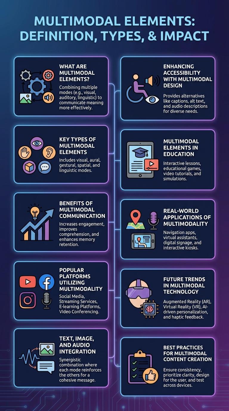 Infographic Highlighting Key Multimodal Elements