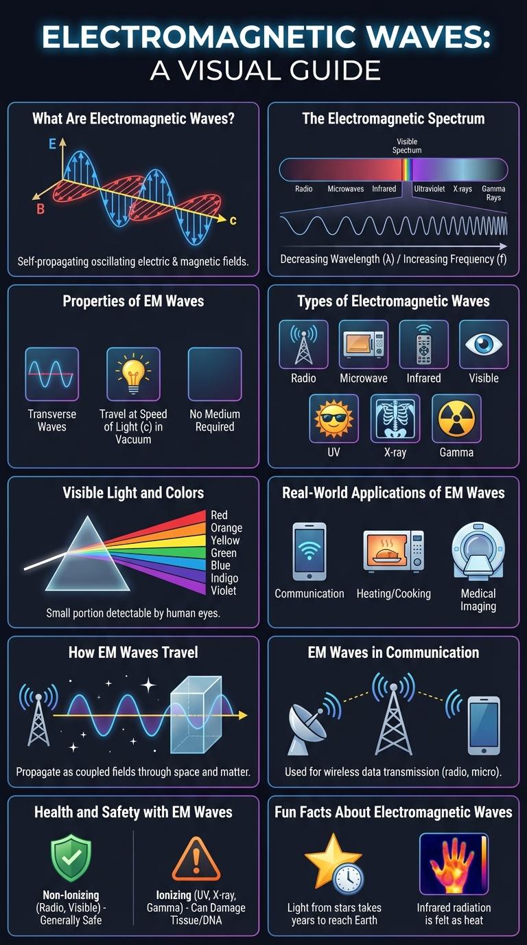 Infographic About Electromagnetic Waves
