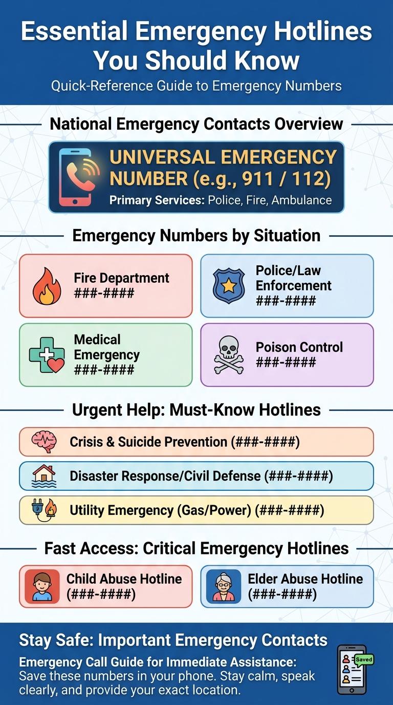 Infographic: Essential Emergency Hotlines Everyone Should Know