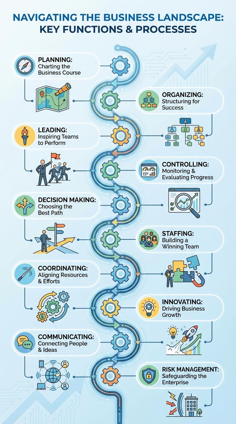Infographic: Key Management Functions of Entrepreneurs