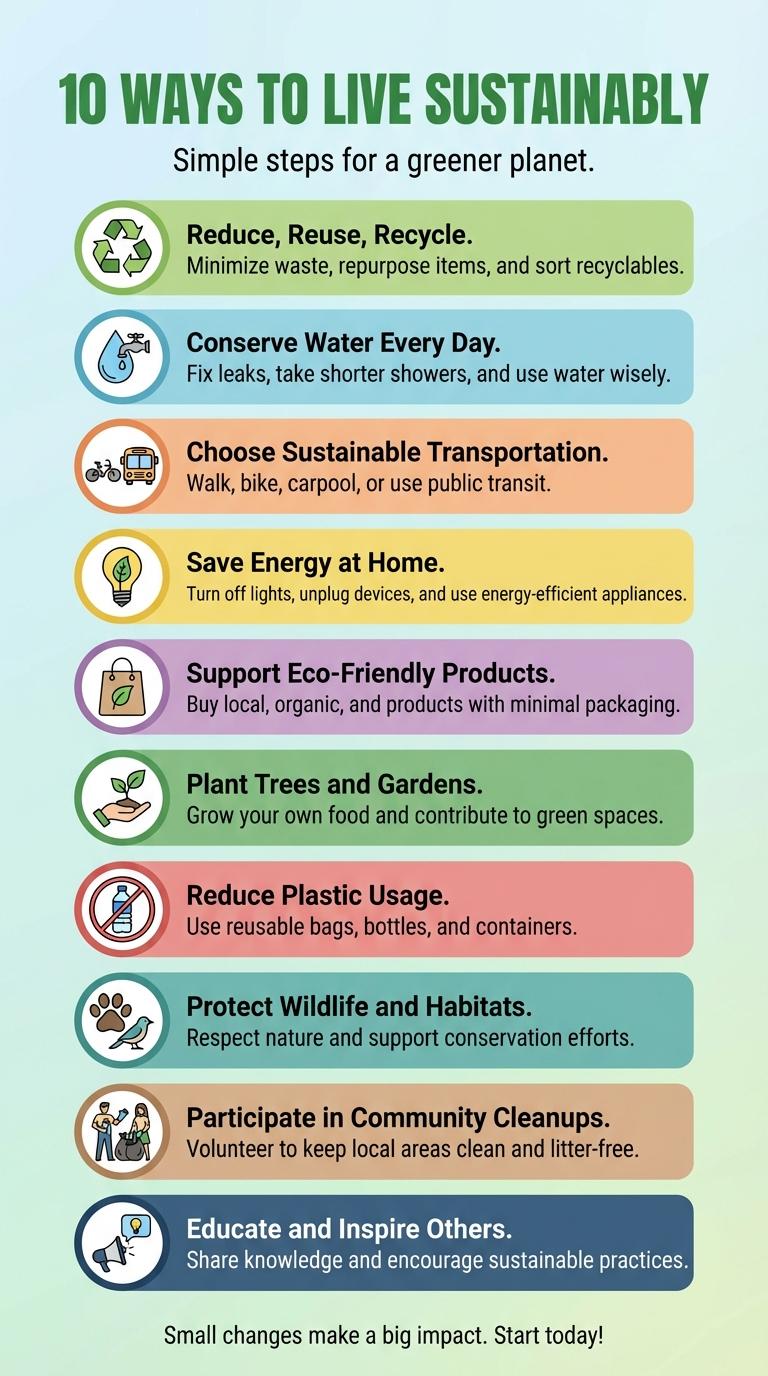 Infographic: How to Protect Our Environment