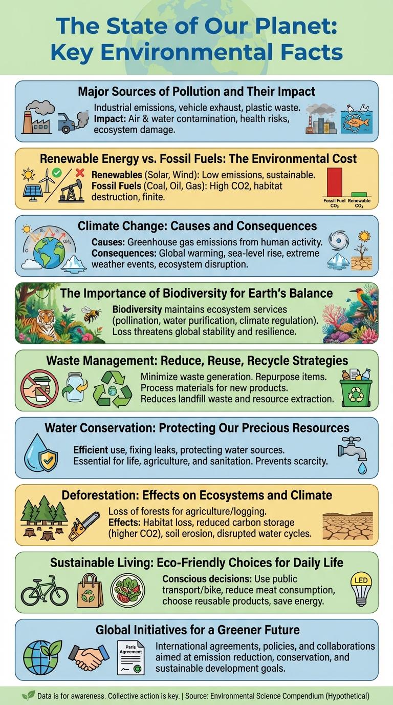 Infographic About the Environment: Key Facts and Figures