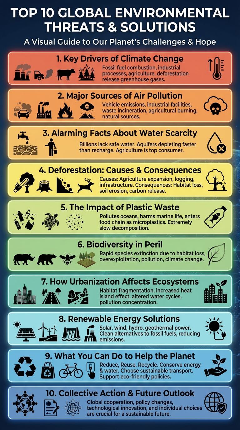 Infographic: Key Environmental Issues Facing Our Planet