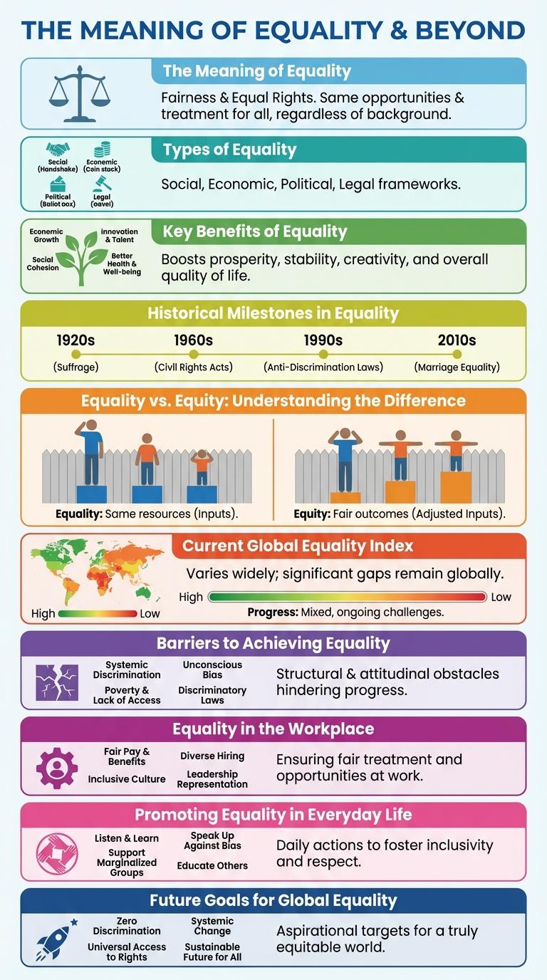 Infographic on Promoting Equality