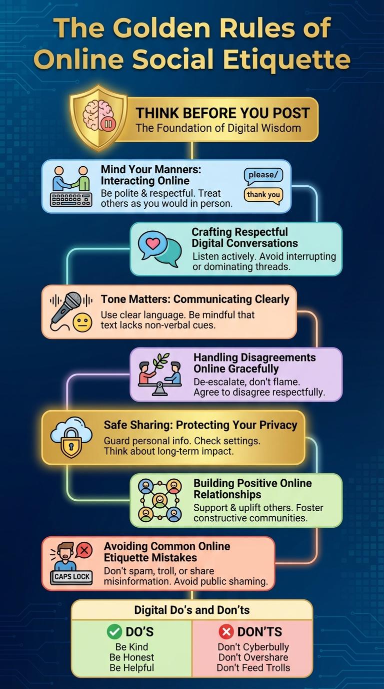 Infographic: Essential Online Social Etiquette Tips