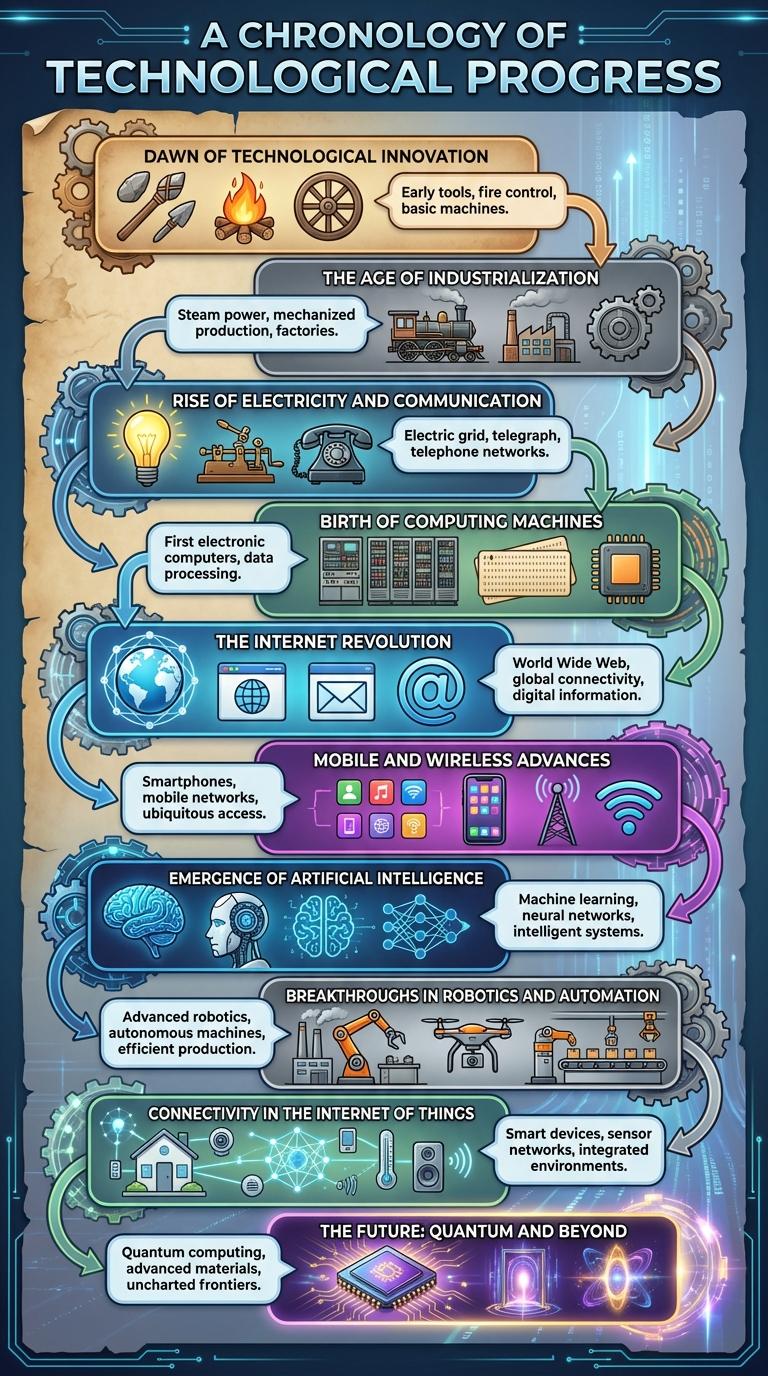 Infographic: The Evolution of Technology Through the Ages