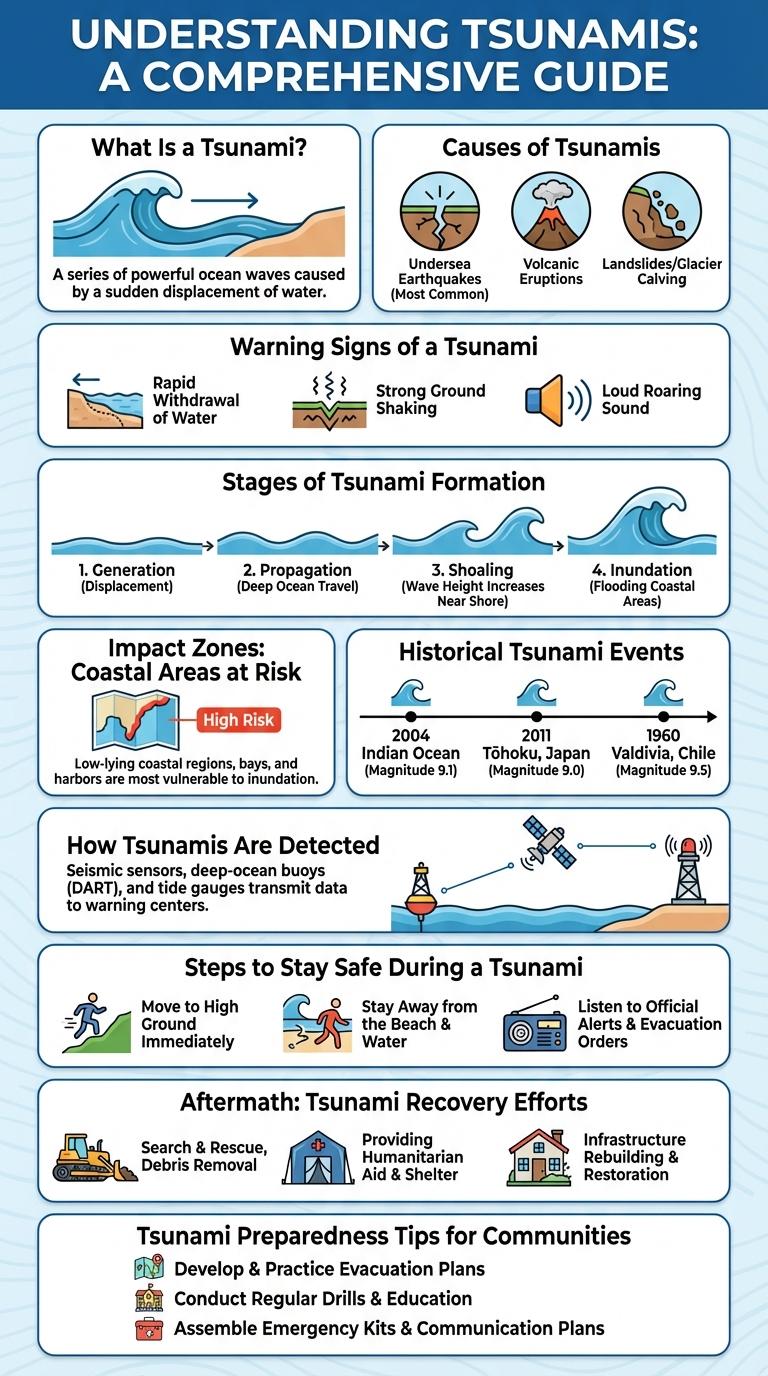 Infographic Example About Tsunamis