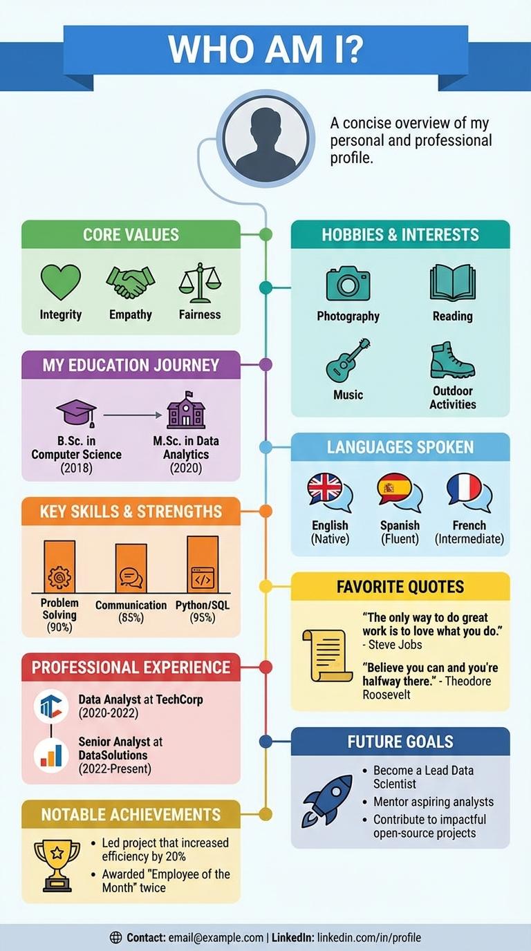 Infographic About Yourself: Examples and Creative Ideas