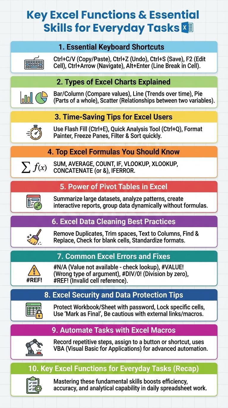 Infographic: Essential Excel Tips and Tricks