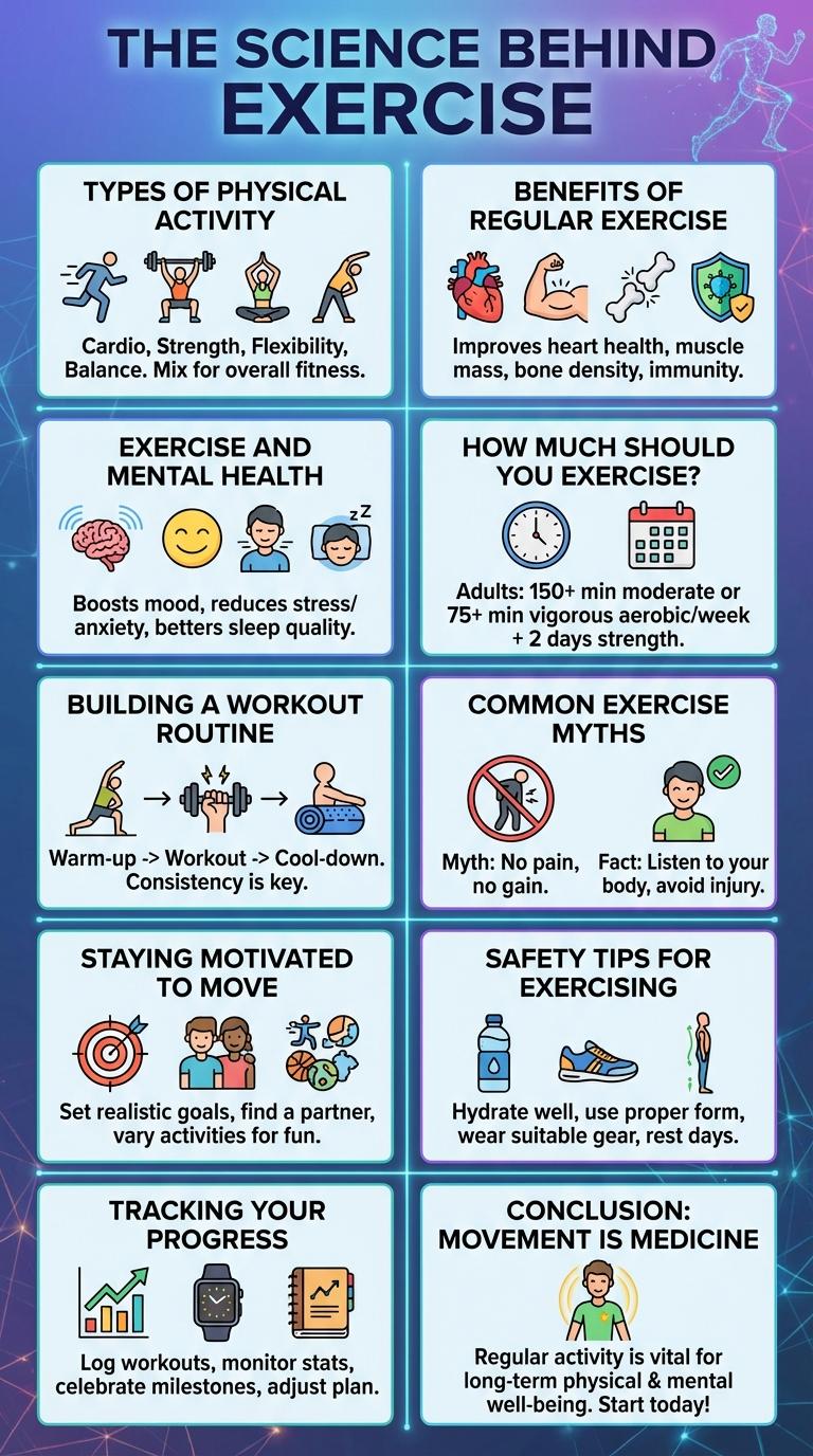 Infographic on the Benefits of Exercise