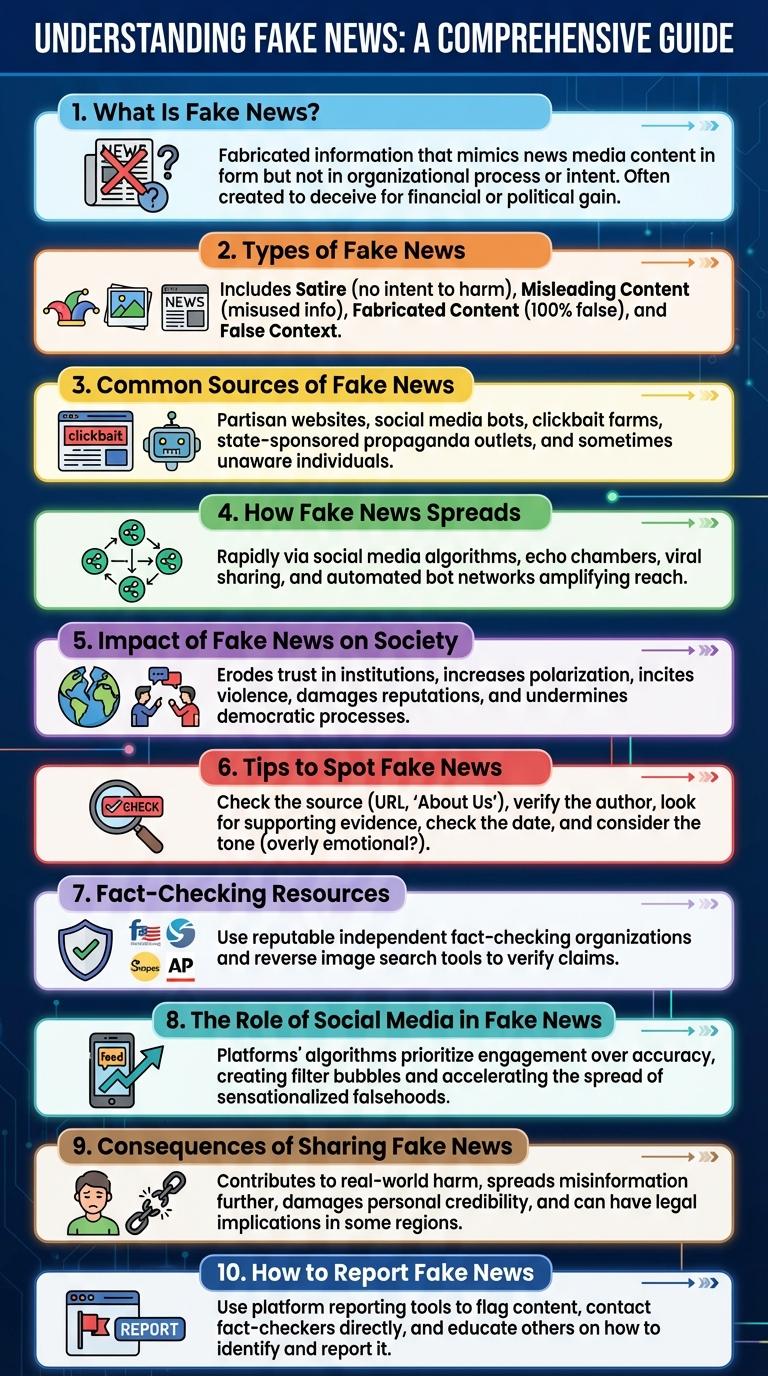 Infographic: Understanding and Identifying Fake News