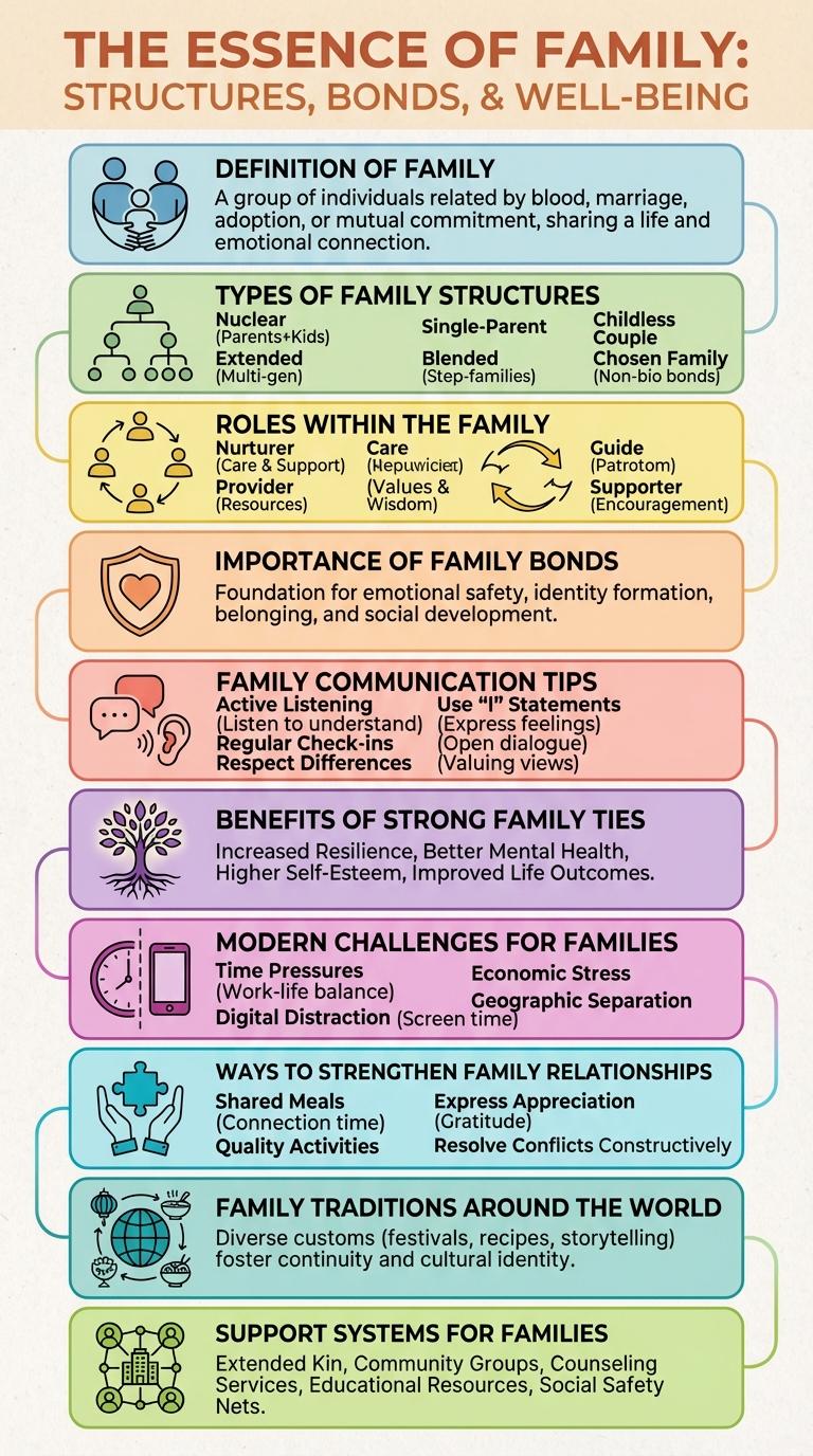 Infographic About Family: Key Facts and Insights