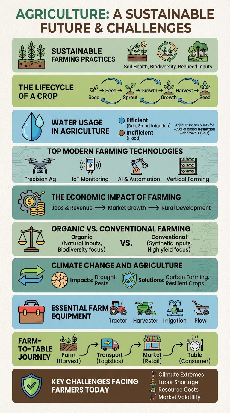 Infographic on Modern Farming Techniques