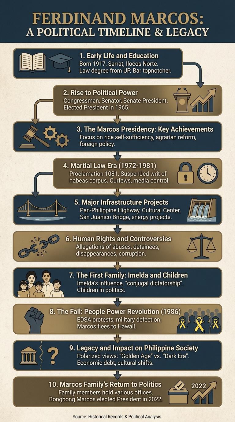 Infographic: Key Facts About Ferdinand Marcos