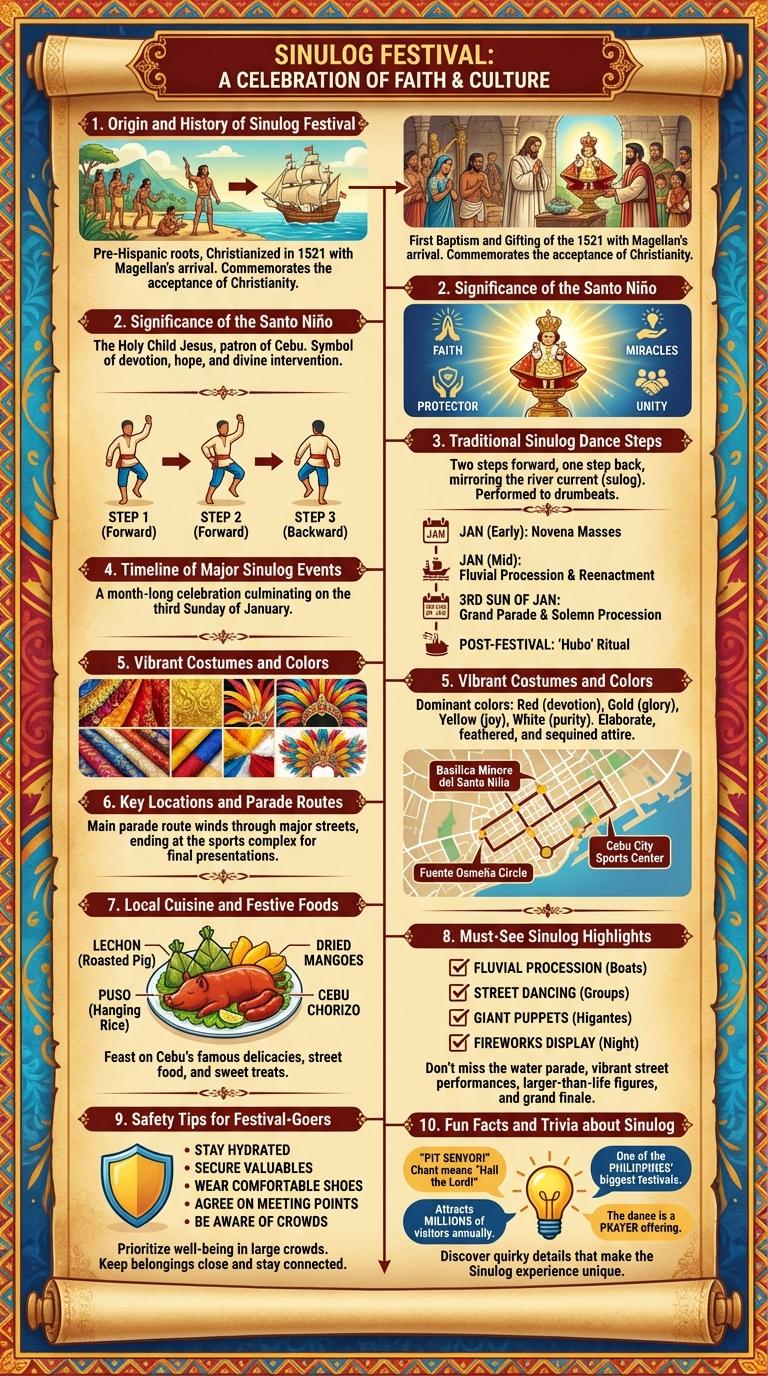 Infographic: Highlights and Traditions of the Sinulog Festival