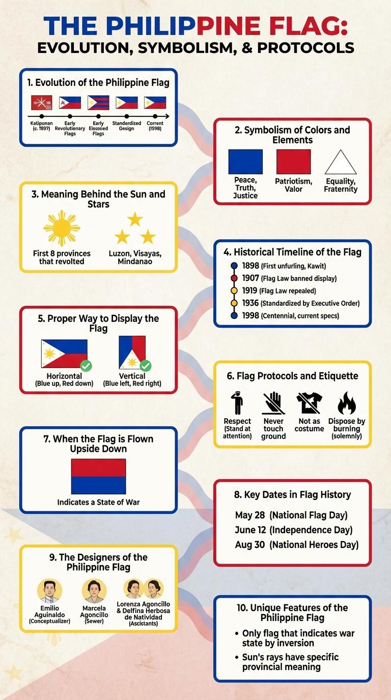 Infographic: Understanding the Elements and Meaning of the Philippine Flag