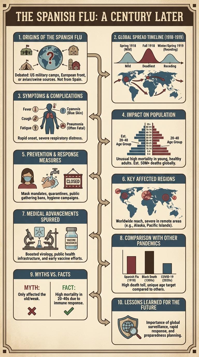 Infographic: Key Facts About the Spanish Flu