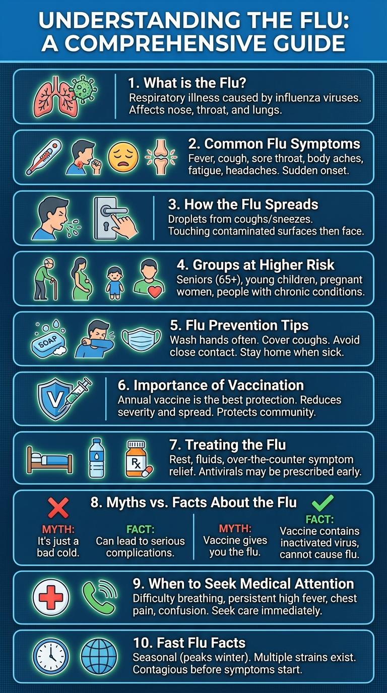 Flu Infographic: Key Facts, Symptoms, and Prevention Tips