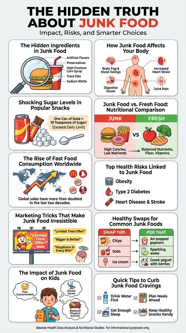 Infographic: The Impact of Junk Food on Health