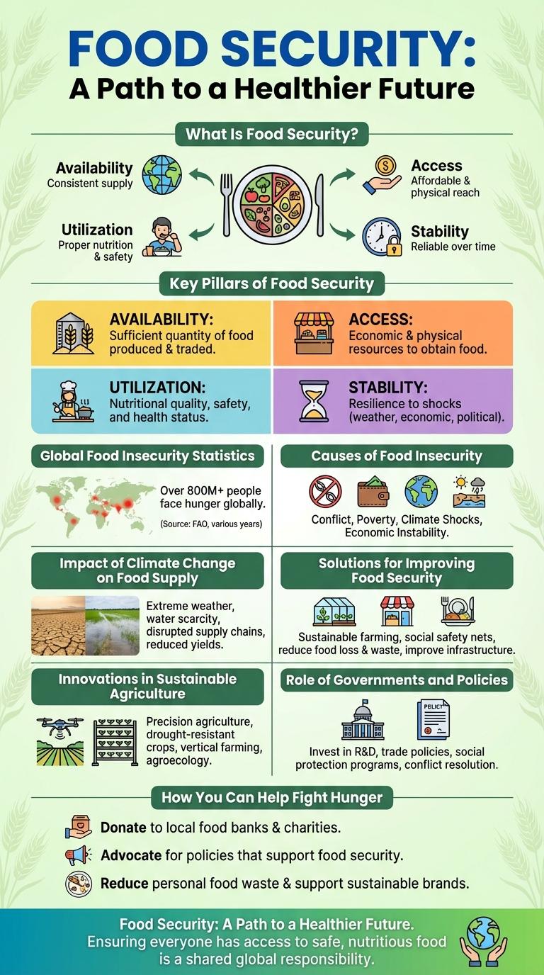 Infographic on Food Security: Key Facts and Figures