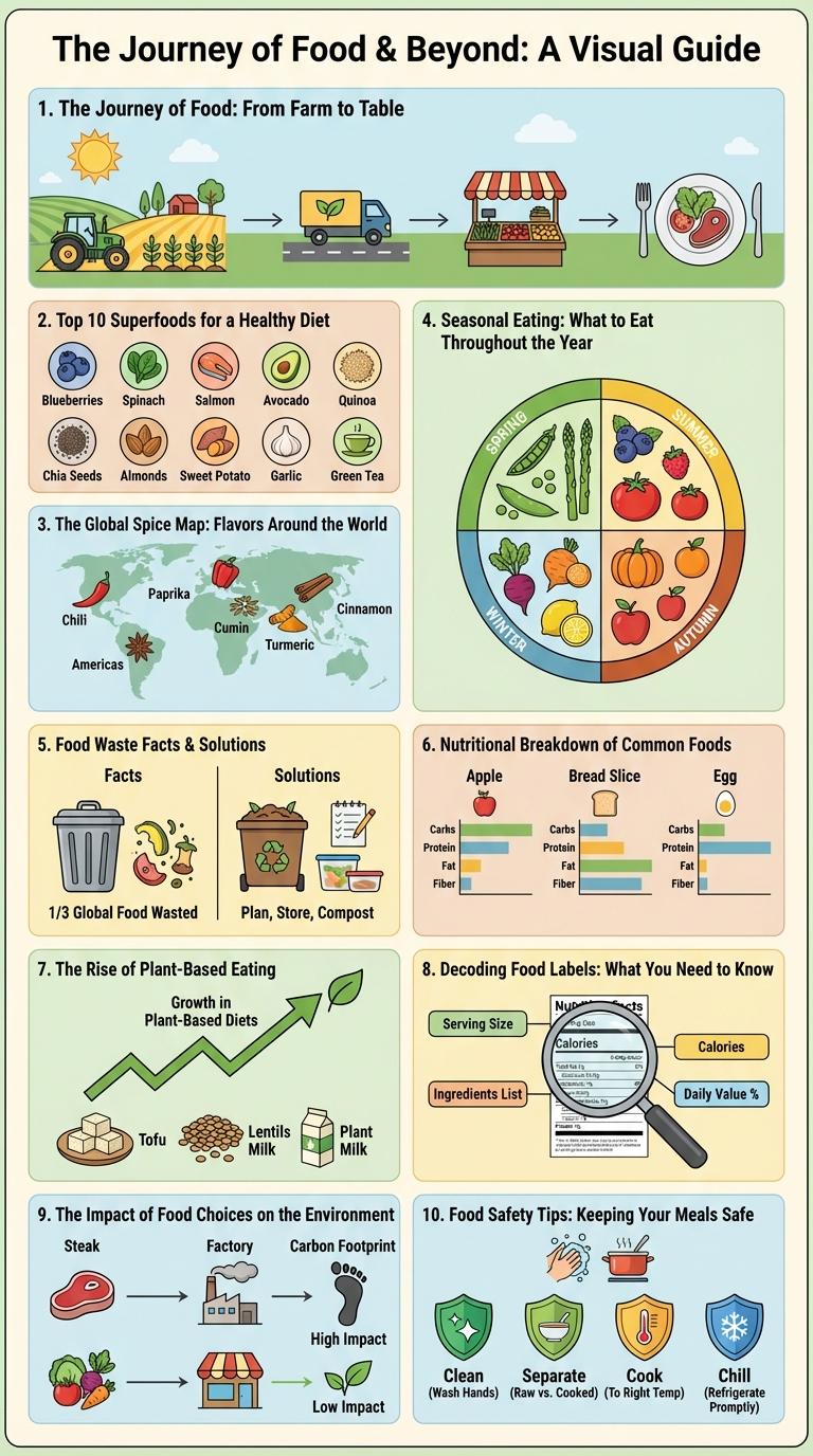 Infographic About Food: Key Facts and Trends