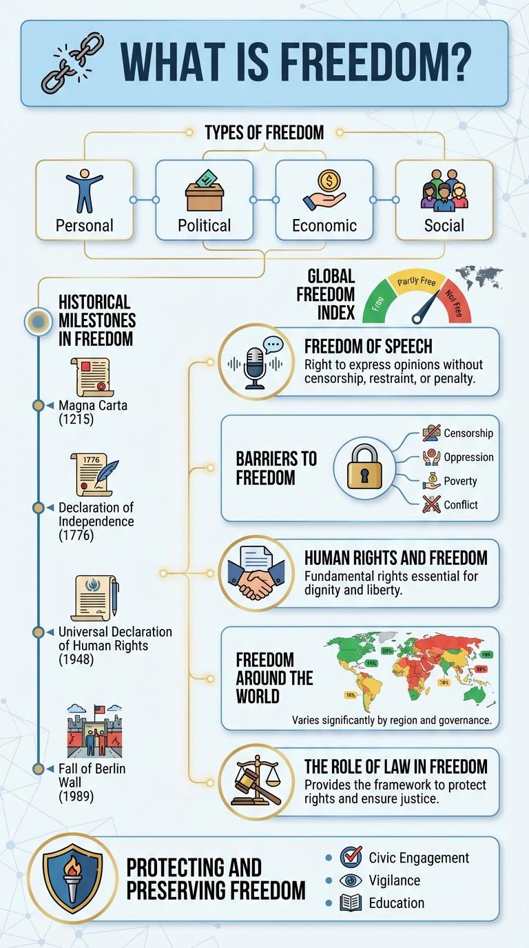 Infographic: Understanding the True Meaning of Freedom
