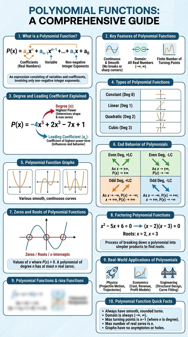 Infographic: Understanding Polynomial Functions
