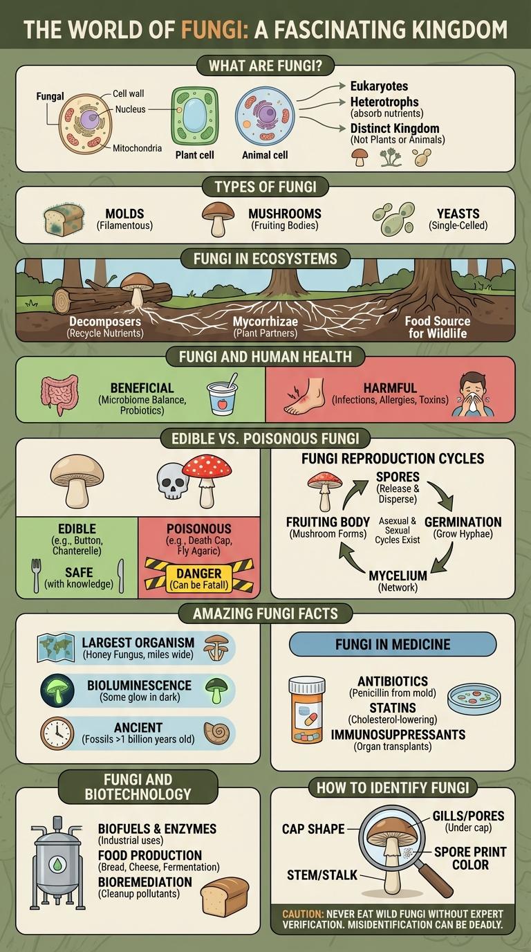 Infographic: Fascinating Facts About Fungi
