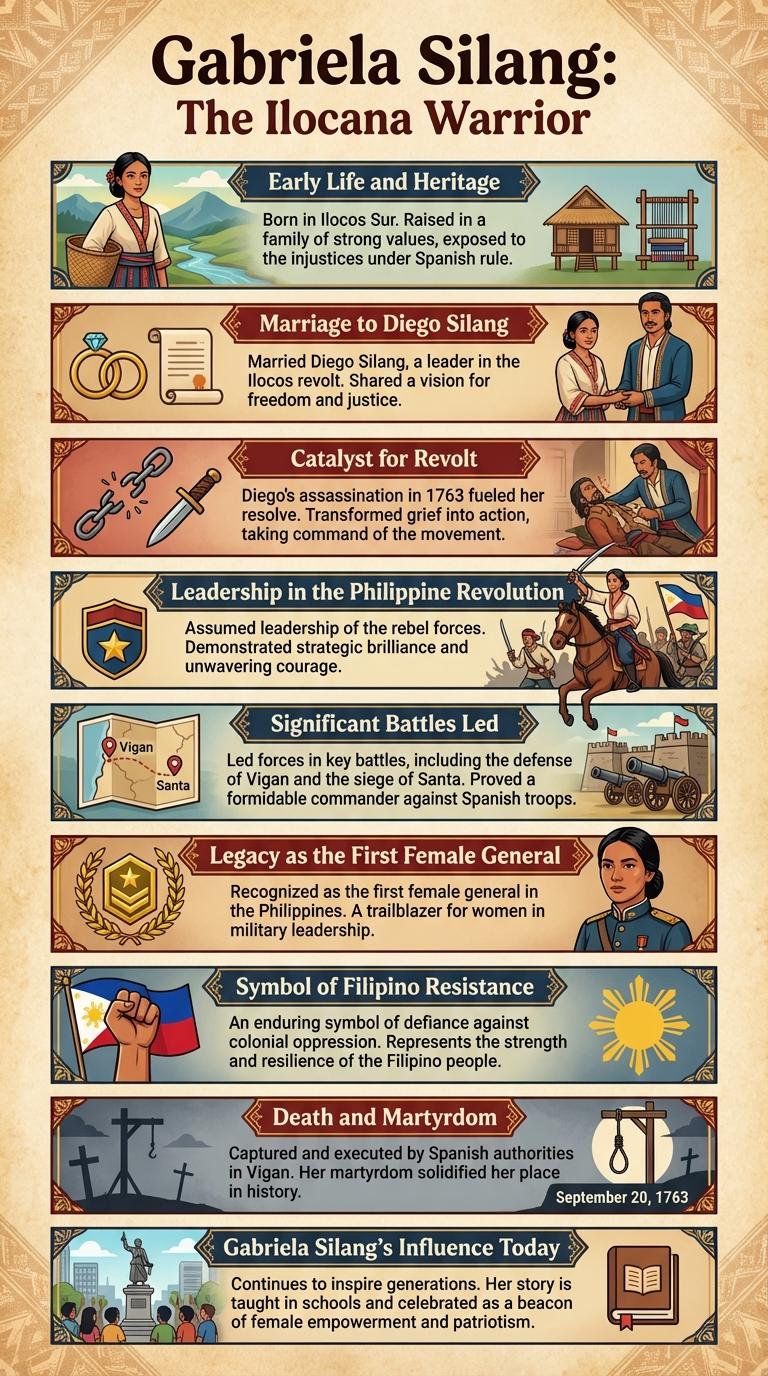 Infographic: The Life and Legacy of Gabriela Silang