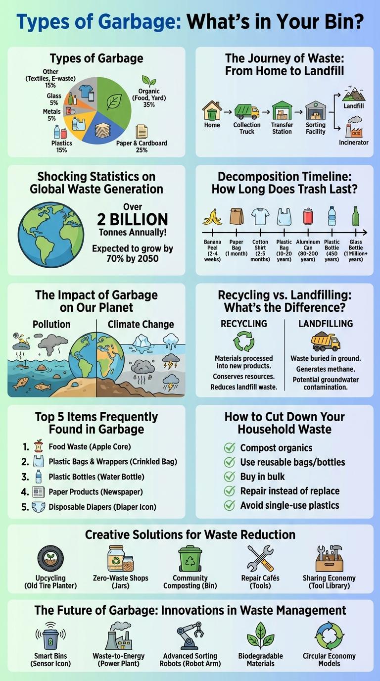 Infographic on Garbage Management: Key Facts and Solutions
