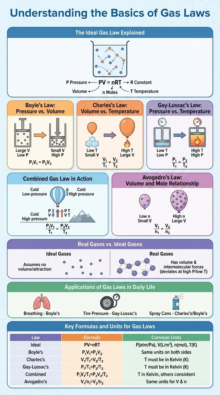 Infographic: Understanding the Gas Laws
