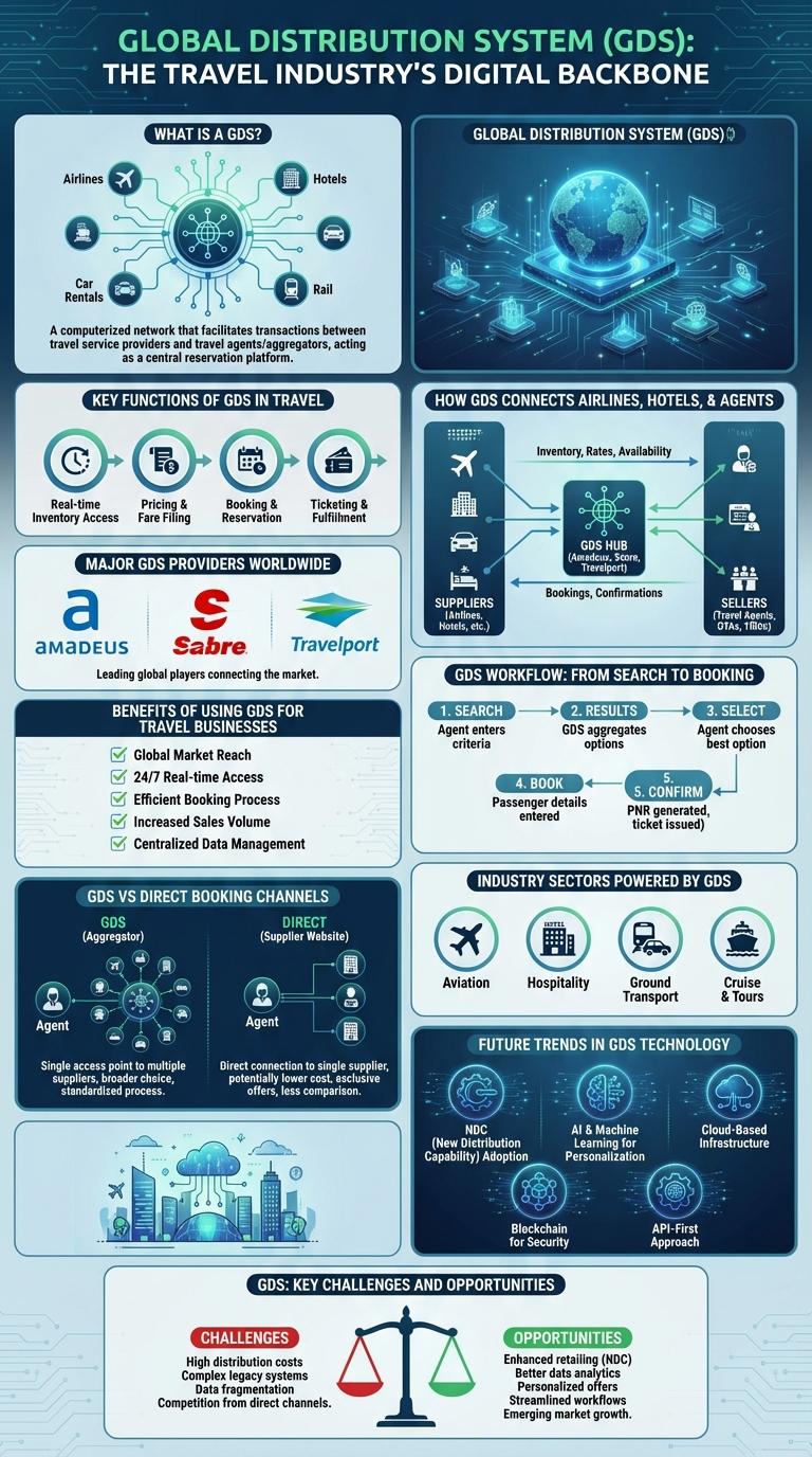 Infographic: An Overview of Global Distribution Systems (GDS)