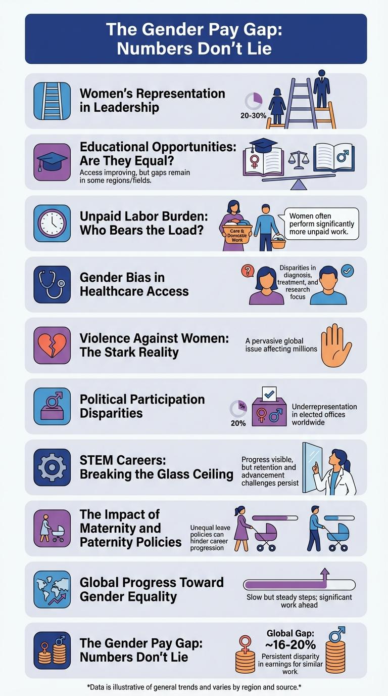 Infographic Highlighting Gender Inequality