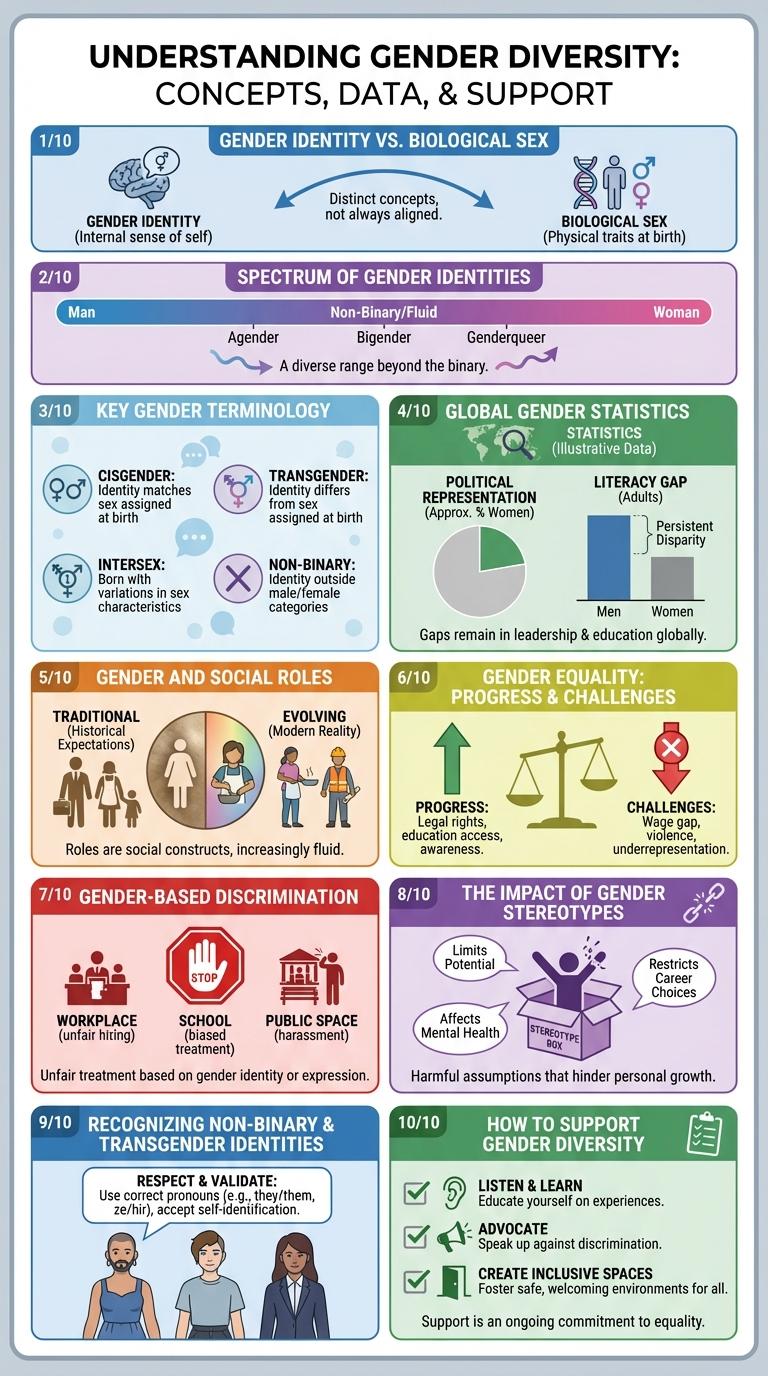 Infographic on Gender: Key Facts and Insights
