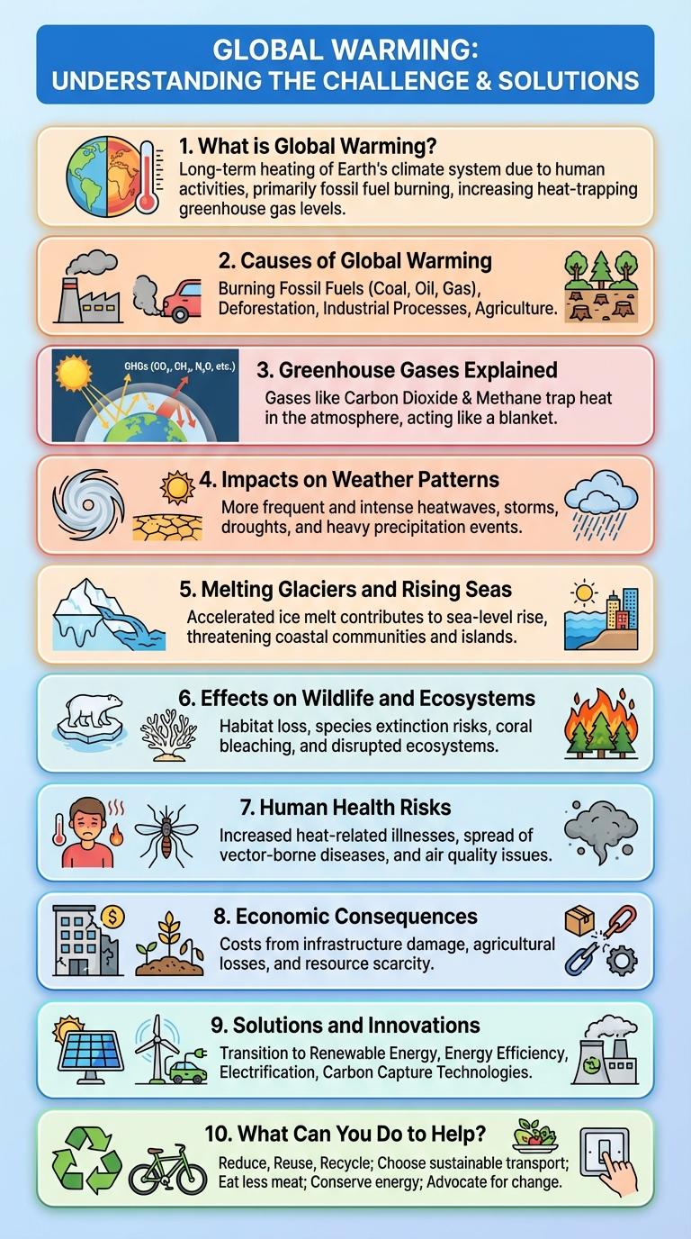 Infographic on Global Warming: Key Facts and Figures