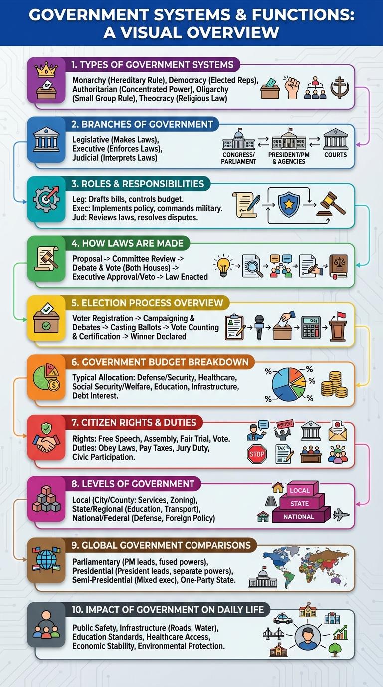 Government Structure: An Informative Infographic