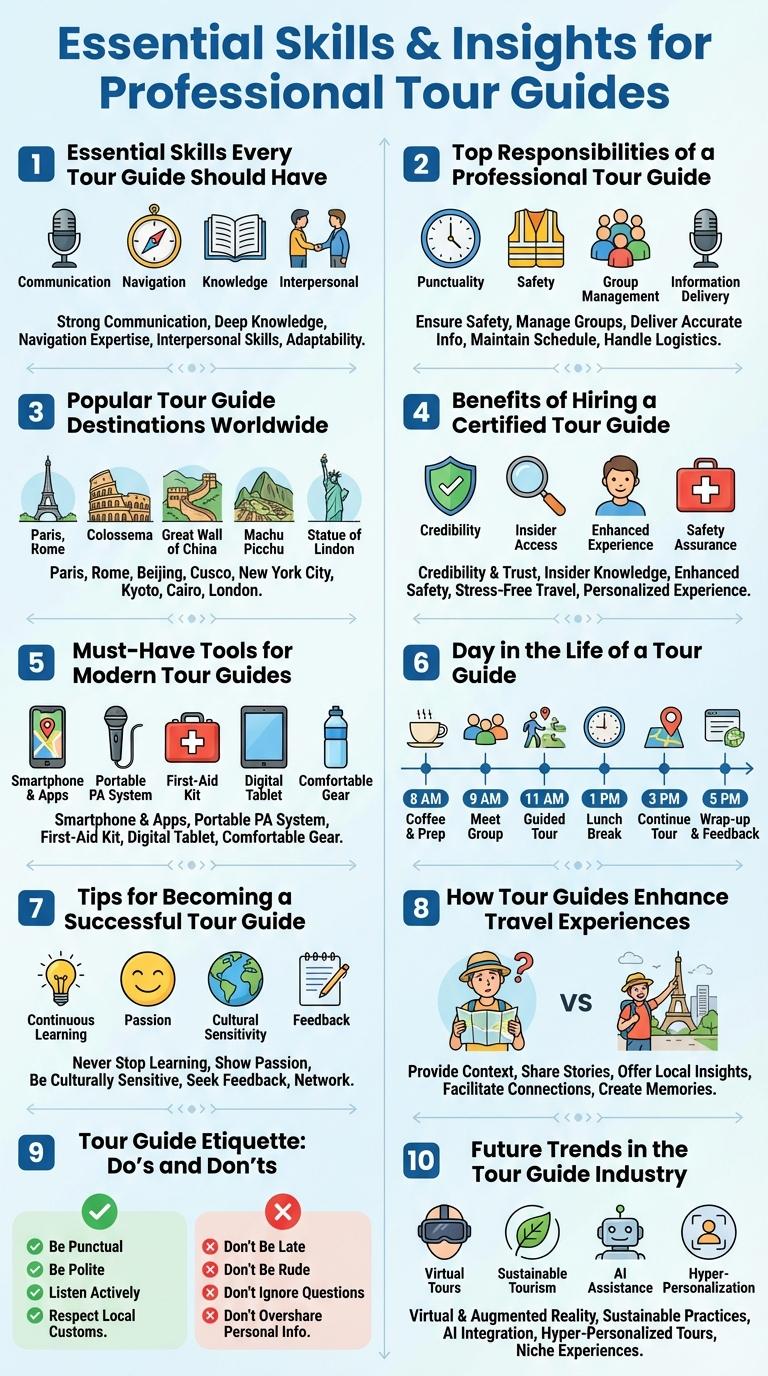 Infographic: Essential Information About Tour Guides