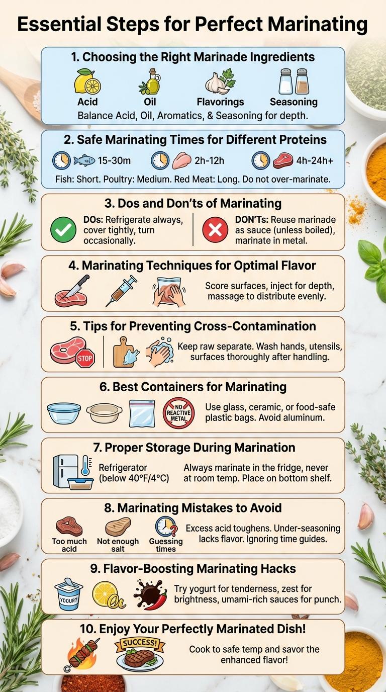Infographic: Guidelines for Proper Marinating